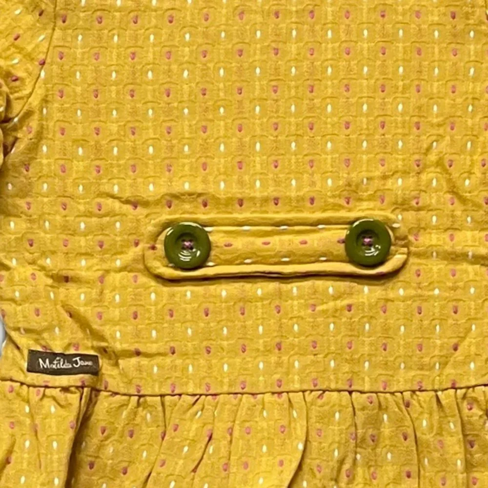 NWT! Matilda Jane Clothing Yellow‎ Going Easy Jacket - Girls - Size 4